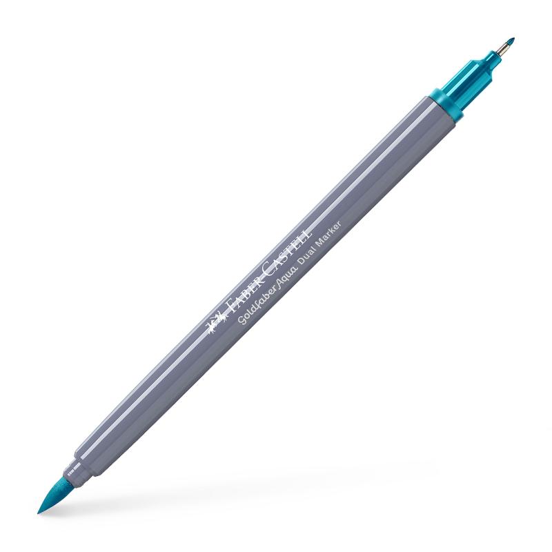 Faber-Castell Goldfaber Aqua Dual Marker 154 kobalttürkis hell